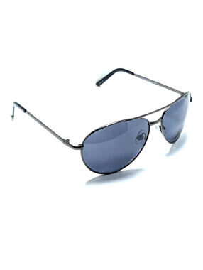 Governor DG1014 Casual Gray Tint UV Lens Black Aviator Men’s Fashion Sunglasses